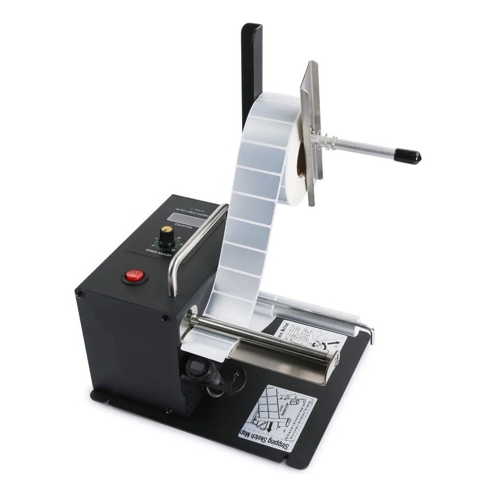 U.S. Solid Automatic Label Dispenser Machine Digital Counter Speed Adjustable